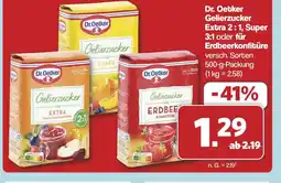 Famila Nord West Dr. Oetker Gelierzucker Extra 2:1, Super 3:1 oder für Erdbeerkonfitüre Angebot