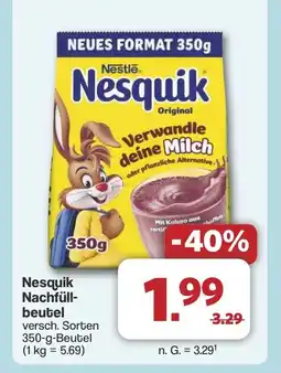 Famila Nord West Nesquik Nachfüll- beutel Angebot