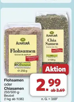 Famila Nord West Flohsamen oder Chia Samen Angebot