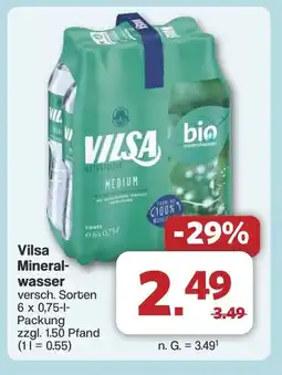 Famila Nord West Vilsa Mineral- wasser Angebot