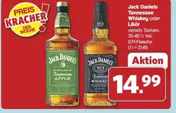 Famila Nord West Jack Daniels Tennessee Whiskey oder Likör Angebot