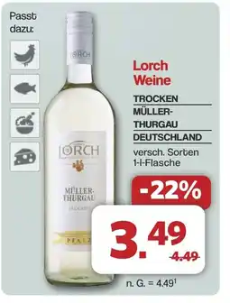 Famila Nord West Lorch Weine TROCKEN MÜLLER- THURGAU DEUTSCHLAND Angebot
