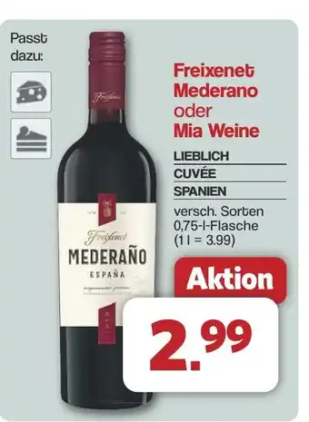 Famila Nord West Freixenet Mederano oder LIEBLICH CUVÉE SPANIEN Angebot