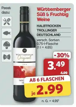 Famila Nord West Württemberger Süß & Fruchtig Weine Angebot