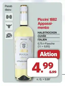 Famila Nord West Piccini 1882 Appassi- mento HALBTROCKEN CUVÉE ITALIEN Angebot