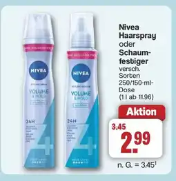 Famila Nord West Nivea Haarspray oder Schaum- festiger Angebot