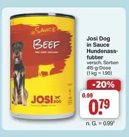 Famila Nord West Josi Dog in Sauce Angebot