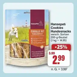Famila Nord West Hansepet Cookies Hundesnacks Angebot