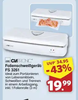 Famila Nord West CIC CLATRONIC Folienschweißgerät Angebot