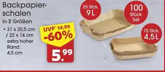 Famila Nord West Backpapier- schalen Angebot