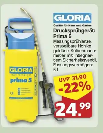 Famila Nord West Drucksprühgerät Prima 5 Angebot
