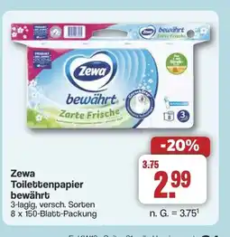 Famila Nord West Zewa Toilettenpapier bewährt Angebot