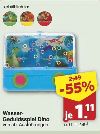 Famila Nord West Wasser- Geduldsspiel Dino Angebot