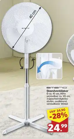 Famila Nord West emenI0 Standventilator Angebot