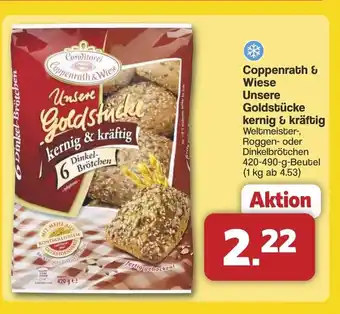 Famila Nord West Coppenrath & Wiese Unsere Goldstücke kernig & kernig & kräftig 6 Brötchen Angebot