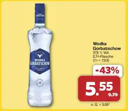 Famila Nord West Wodka Gorbatschow Angebot