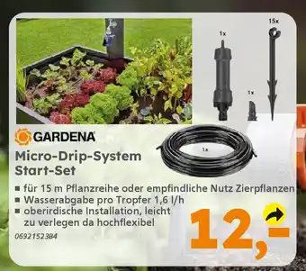 Globus Baumarkt GARDENA Micro-Drip-System Start-Set Angebot