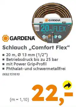 Globus Baumarkt GARDENA Schlauch,,Comfort Flex" Angebot
