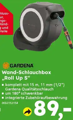 Globus Baumarkt GARDENA Wand-Schlauchbox ,,Roll Up S❝ Angebot