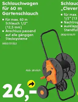 Globus Baumarkt Schlauchwagen für 60 m Gartenschlauch Angebot