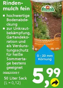 Globus Baumarkt Rindenmulch fein Angebot