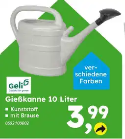 Globus Baumarkt Geli Gießkanne 10 Liter Angebot