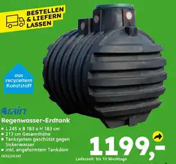 Globus Baumarkt 4rain Regenwasser-Erdtank Angebot