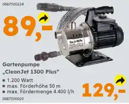 Globus Baumarkt T.I.P. Gartenpumpe „Clean Jet 1300 Plus" Angebot