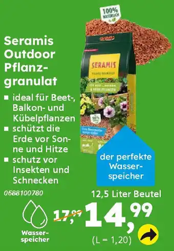 Globus Baumarkt Seramis Outdoor Pflanzgranulat Angebot