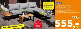 Globus Baumarkt PRIMASTER Lounge Set „Vulcano" Angebot