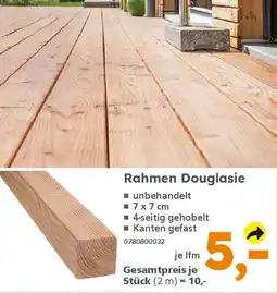 Globus Baumarkt Rahmen Douglasie Angebot