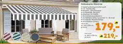 Globus Baumarkt Gelenkarm-Markise 300*250 cm Angebot