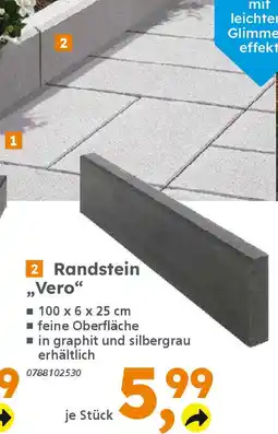 Globus Baumarkt Randstein ,,Vero" Angebot