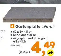 Globus Baumarkt Gartenplatte „Vero" Angebot