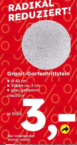 Globus Baumarkt Granit-Gartentrittstein Angebot