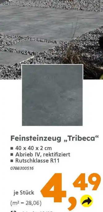 Globus Baumarkt Feinsteinzeug,,Tribeca" Angebot