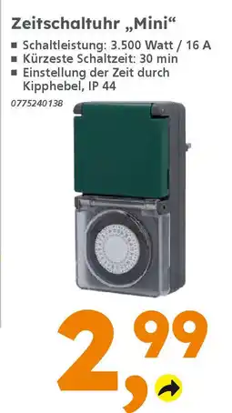 Globus Baumarkt Zeitschaltuhr „Mini" Angebot