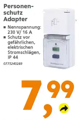 Globus Baumarkt Personenschutz Adapter Angebot