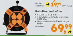 Globus Baumarkt Kabeltrommel 40 m Angebot