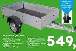 Globus Baumarkt PKW-Anhänger „EU2" Angebot