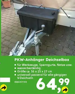 Globus Baumarkt PKW-Anhänger Deichselbox Angebot
