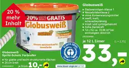 Globus Baumarkt Globusweiß Angebot