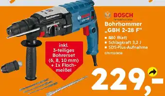 Globus Baumarkt BOSCH Bohrhammer ,,GBH 2-28 F❝ Angebot