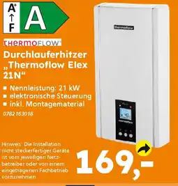 Globus Baumarkt THERMOFLOW Durchlauferhitzer Thermoflow Elex Angebot