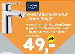 Globus Baumarkt GROHE Waschtischarmatur „Start Edge“ Angebot
