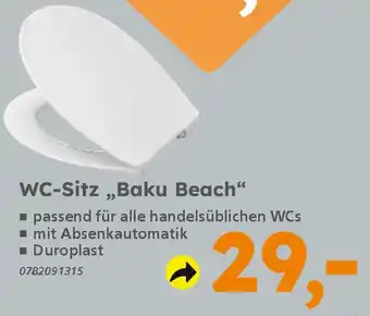 Globus Baumarkt WC-Sitz,,Baku Beach" Angebot