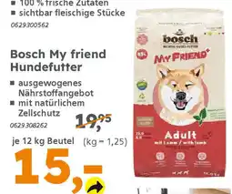 Globus Baumarkt Bosch My friend Hundefutter Angebot