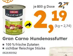 Globus Baumarkt Gran Carno Hundenassfutter Angebot