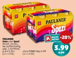 PENNY PAULANER Limo oder Spezi Angebot