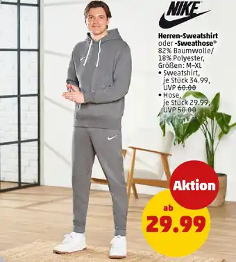 PENNY NIKE Herren-Sweatshirt oder -Sweathose Angebot